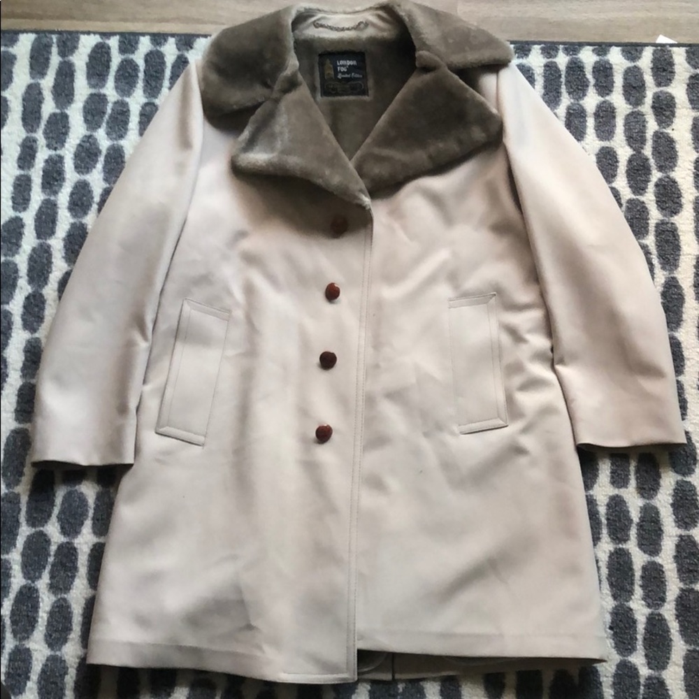 Limited Edition Fur Lined London Fog Coat 40 Reg